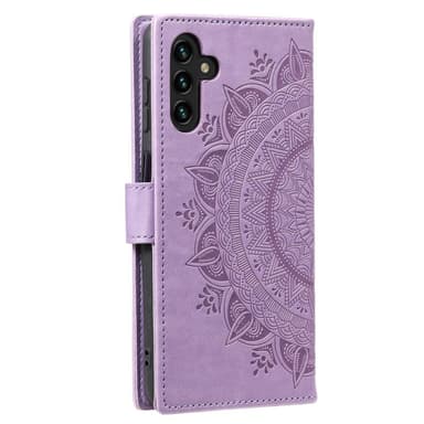 SKALO Samsung A13 5G Mandala Plånboksfodral - Lila