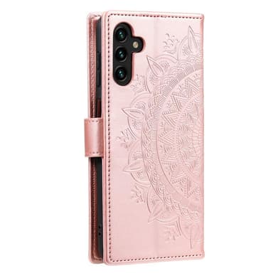 SKALO Samsung A13 5G Mandala Plånboksfodral - Roséguld