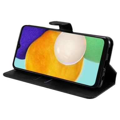SKALO Samsung A13 5G Klassiskt Plånboksfodral - Svart