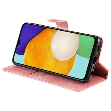 SKALO Samsung A13 5G Klassiskt Plånboksfodral - Roséguld