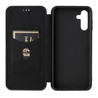 SKALO Samsung A13 5G Carbon Fiber Plånboksfodral - Svart