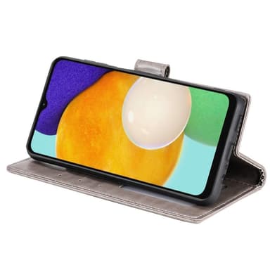 SKALO Samsung A13 5G Mandala Plånboksfodral - Grå