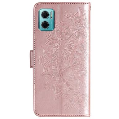 SKALO Xiaomi Redmi 10 5G Mandala Plånboksfodral - Roséguld