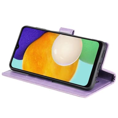SKALO Samsung A13 5G Mandala Plånboksfodral - Lila