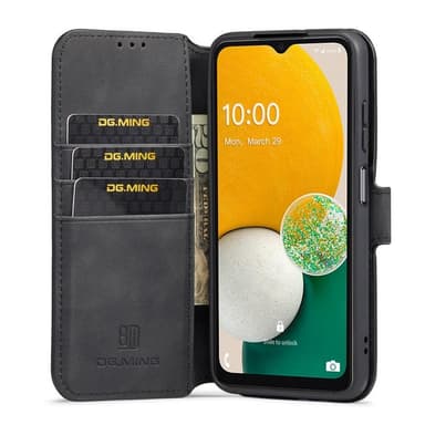 DG MING Samsung A04s 4G Premium Cut Plånboksfodral - Svart
