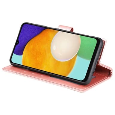 SKALO Samsung A13 5G Mandala Plånboksfodral - Roséguld
