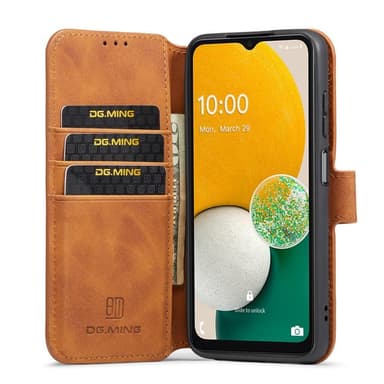 DG MING Samsung A04s 4G Premium Cut Plånboksfodral - Brun