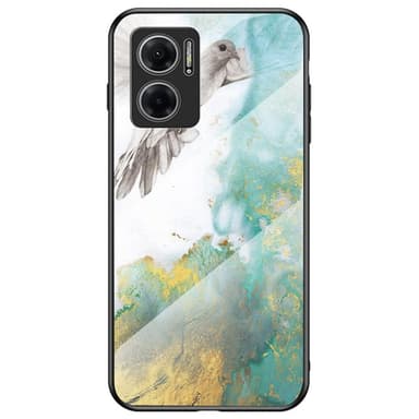 SKALO Xiaomi Redmi 10 5G Marmor Härdat Glas TPU-skal - Motiv 2
