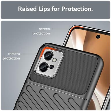 SKALO Motorola Moto G32 4G Armor Thunder Skal - Svart