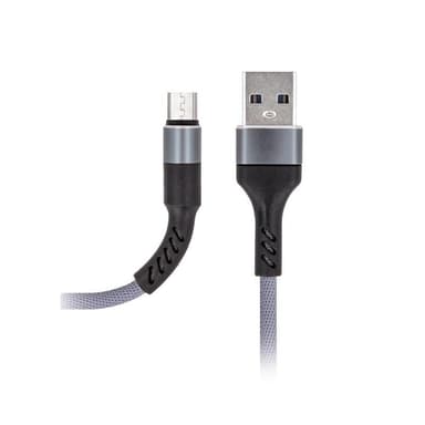 MXUC-01 microUSB-Kabel (2A) Fast Charge, Grå