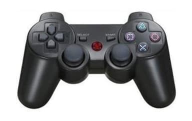 Trådlös handkontroll till PS3 med Bluetooth & DoubleShock 3, Svart