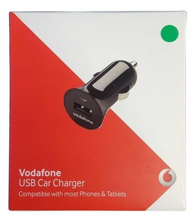 Billaddare 2.1A med USB uttag, Svart