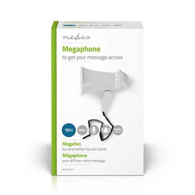 Megafon | 15 W | 100 m räckvidd