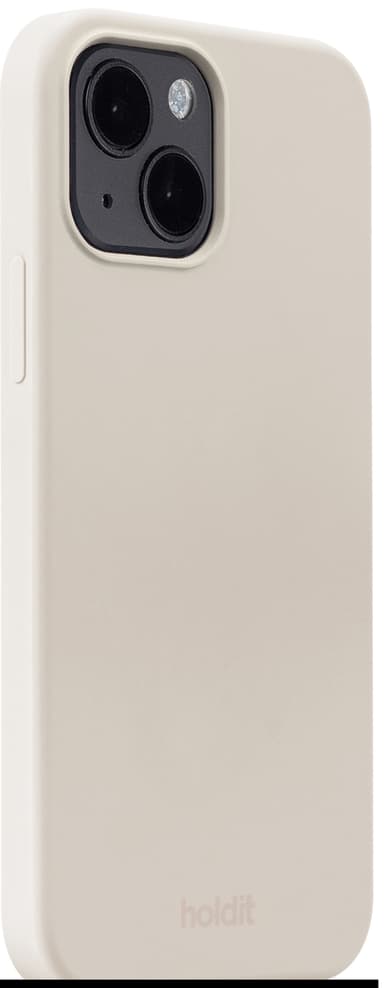 Holdit Silicone iPhone 14/13 fodral (beige)