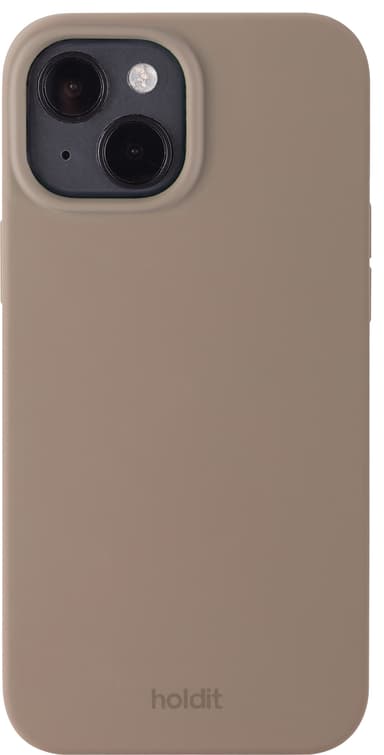 Holdit Silicone iPhone 14/13 fodral (brunt)