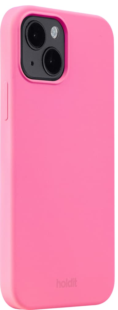Holdit Silicone iPhone 14/13 fodral (rosa)