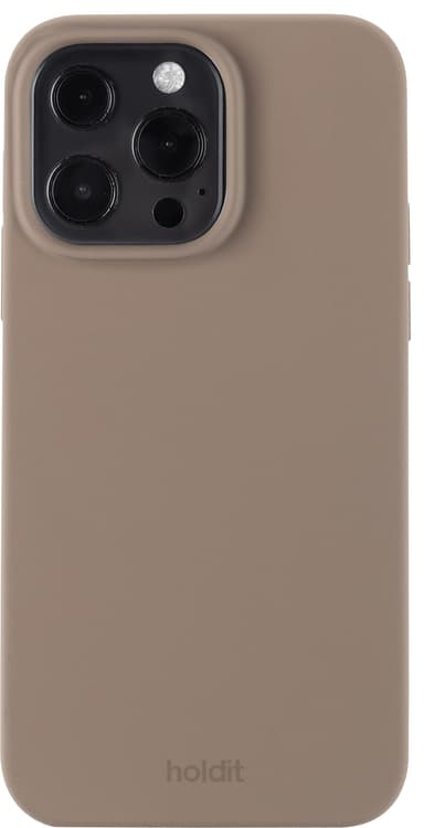 Holdit Silicone iPhone 14 Pro fodral (brunt)