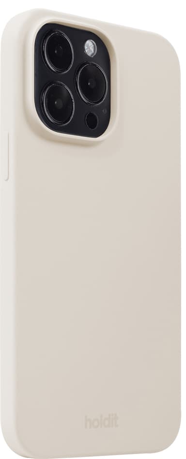 holdit iPhone 14 Pro Max Skal Silikon Light Beige