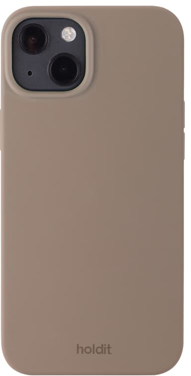 holdit iPhone 14 Plus Skal Silikon Mocha Brown