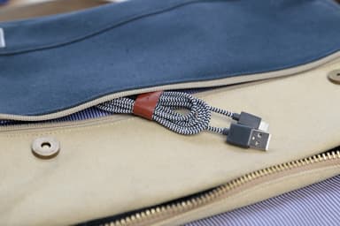 Native Union Belt USB-A till Lightning-kabel (zebra)