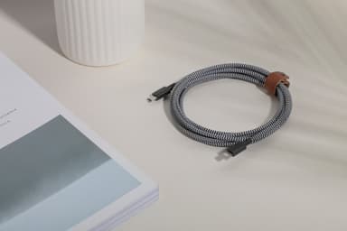 Native Union Belt XL USB-C till Lightning-kabel (zebra)