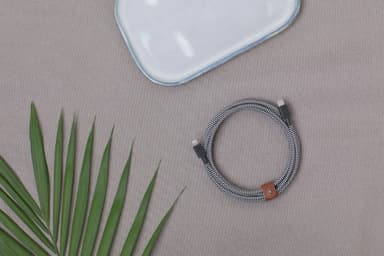 Native Union Belt XL USB-C till Lightning-kabel (zebra)