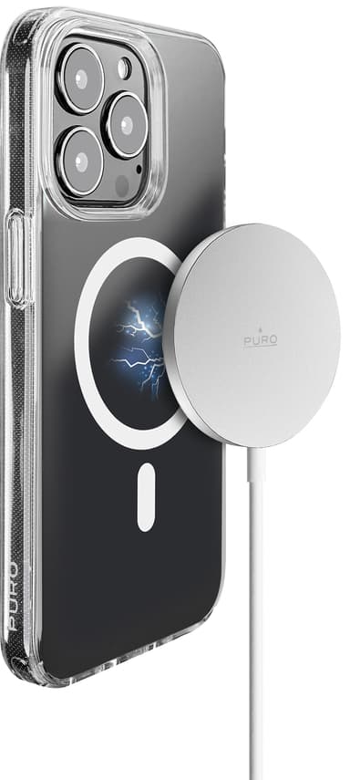 Puro MagSafe laddkabel USB-C (vit)