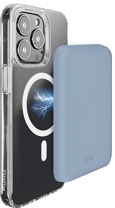 Puro MagSafe 4000 mAh powerbank (blå)