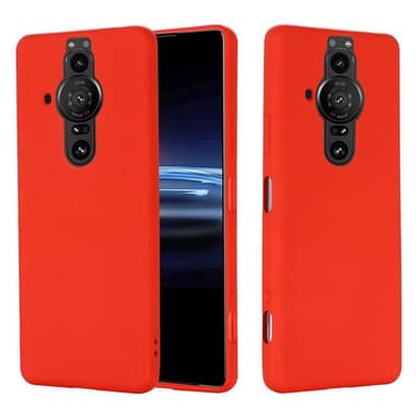 Liquid silikon skal Sony Xperia Pro-I - China Red