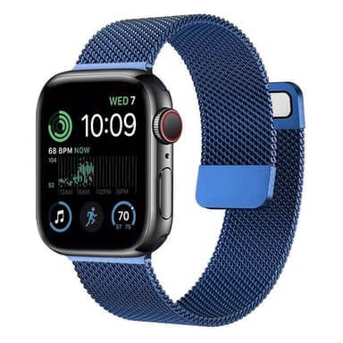 Milanese Armband Apple Watch SE 2022 (40mm) - Blå