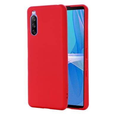 Liquid silikon skal Sony Xperia 10 III - China Red