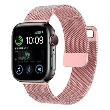 Milanese Armband Apple Watch SE 2022 (44mm) - Rosa