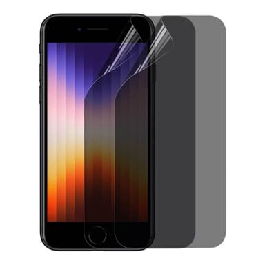 2-pack Privacy skärmskydd 3D Soft HydroGel Apple iPhone SE 3 (2022)