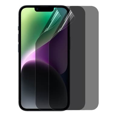 2-pack Privacy skärmskydd 3D Soft HydroGel Apple iPhone 14