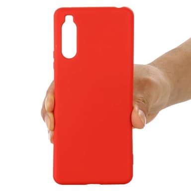 Liquid silikon skal Sony Xperia 10 IV - China Red