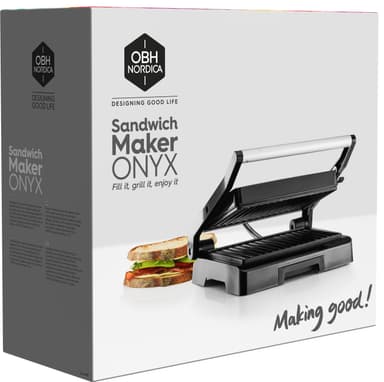 OBH Nordica Onyx smörgåsgrill 6889