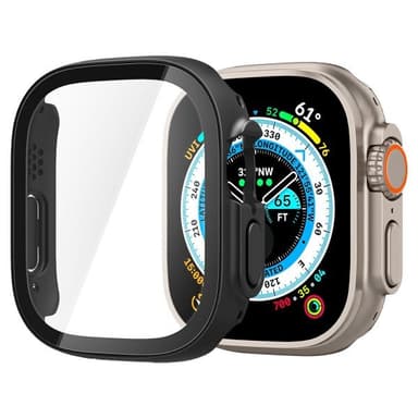 Spigen Apple Watch Ultra Skal med Skärmskydd Thin Fit 360 Svart