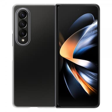 Samsung Original Galaxy Z Fold 4 Skal Clear Edge Cover Transparent Svart