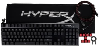 HyperX Alloy gaming tangentbord MX Red (svart)