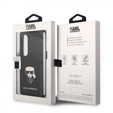 Karl Lagerfeld Samsung Galaxy Z Fold 4 Skal Saffiano Iconic Karl Svart