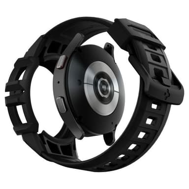 Spigen Samsung Galaxy Watch 4/5 40mm Skal och Armband Rugged Armor Pro Svart