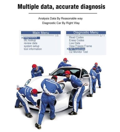 Konnwei KW310  - OBD2 ELM327 Scanner Bildiagnostik