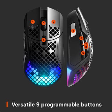 SteelSeries Aerox 5 trådlös gamingmus (svart)