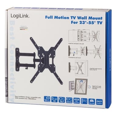 LogiLink Väggfäste TV 23-55"" Tilt-/vink