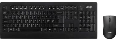 Logik set med trådlöst tangentbord och mus LDESKWL23E