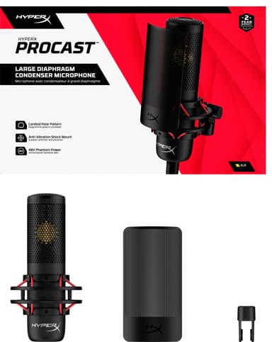 HyperX ProCast mikrofon för gaming