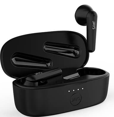 Jays t-Six true wireless in ear-hörlurar (svarta)