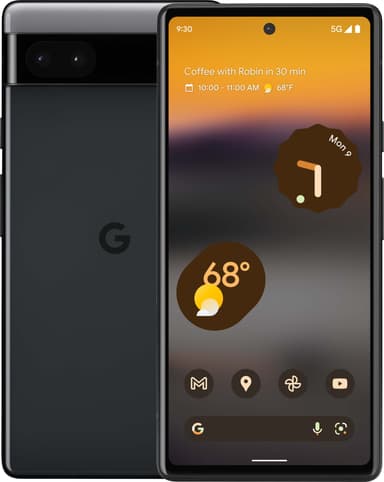 Google Pixel 6a smartphone 6/128GB (kolsvart) 【新作入荷!!】 Pixel 6a スマートフォン本体