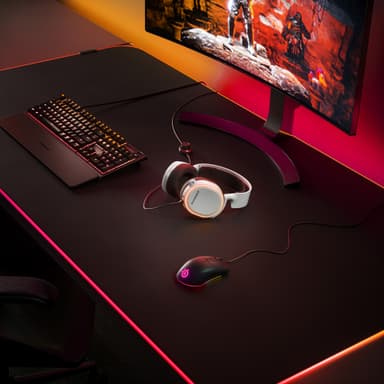 SteelSeries Arctis 5 2019 edition gaming headset (vit)