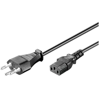 Goobay 93617 IEC Anslutningskabel Svart 2.00 m